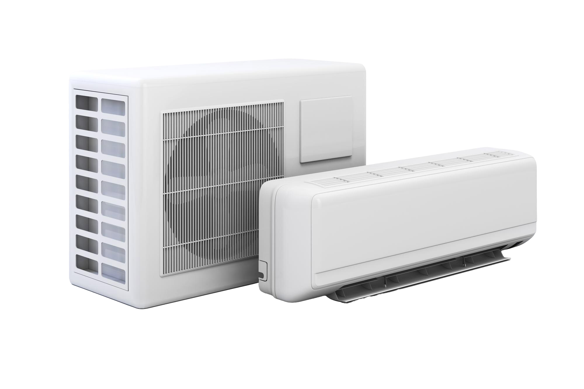 3d air conditioner white background