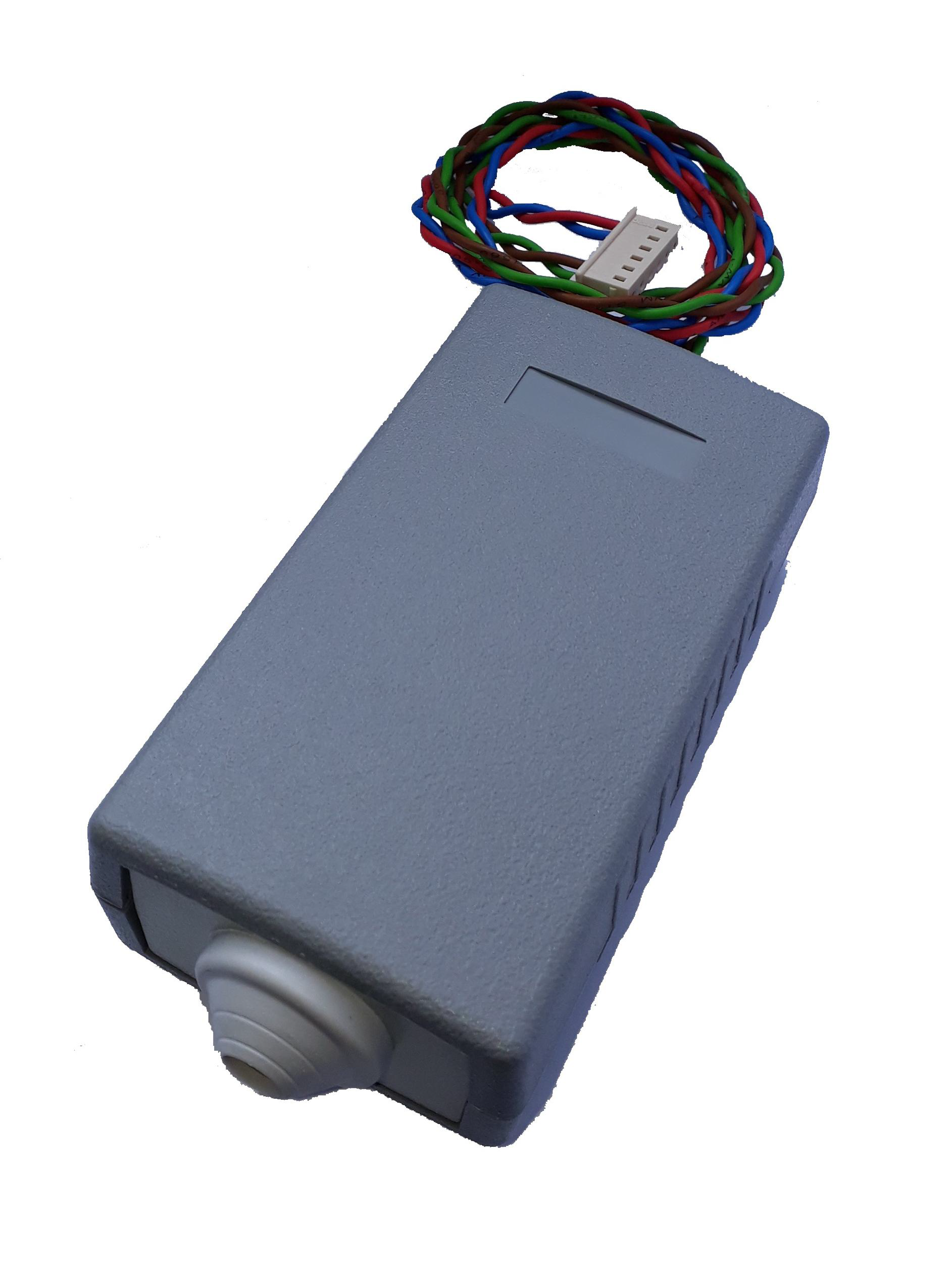 Cool-sign in 80,26x44,45x1,6 mm for MHI indoor parts with CNT contact switching via 230V 0,5A max.